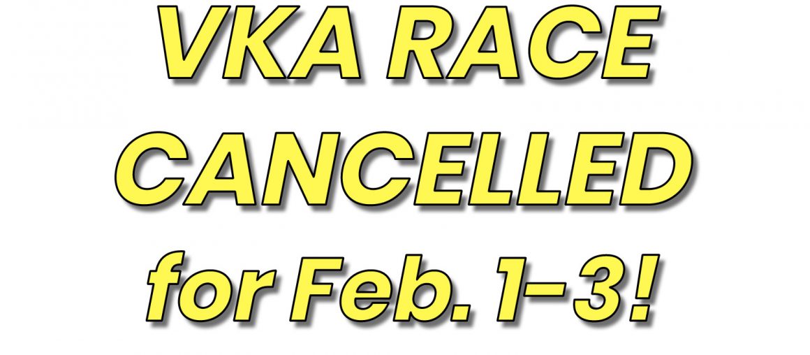 Adams VKA Race Cancelled Due to Rain