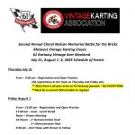 61 Kartway Midwest Vintage Classic flyer/entry form posted