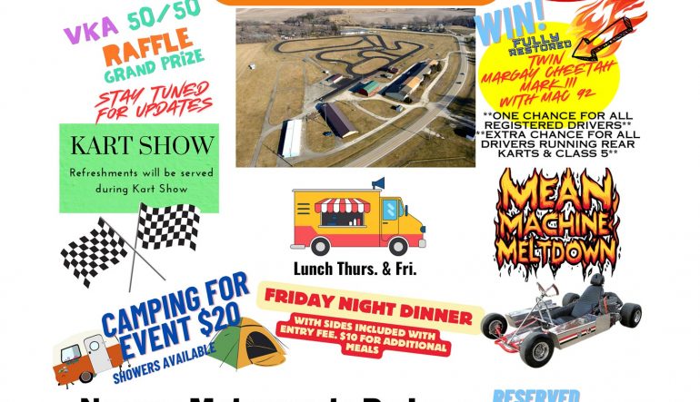 Norway Midwest Vintage Speedfest Entry Form, Event Details posted