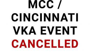 MCC-Cincinnati, OH October VKA Race Cancelled