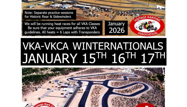 2026 VKA Opener Set for Jan. 15–17 at Musselman Honda Circuit