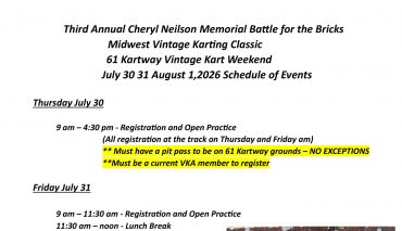 61 Kartway Cheryl Neilson/Midwest Vintage Classic Flyer Posted