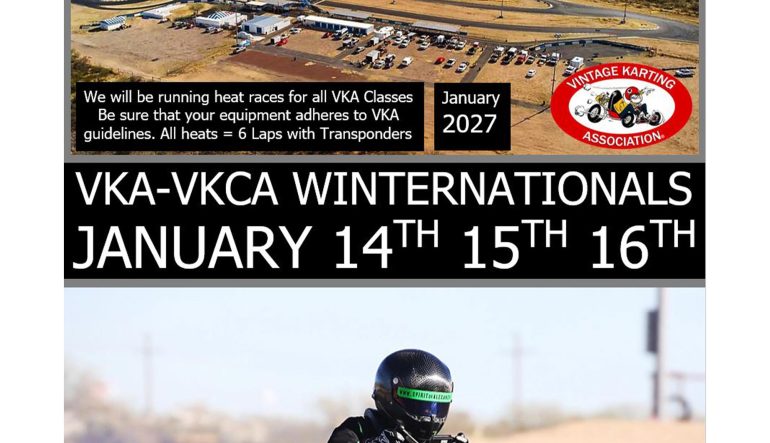 VKA Announces Early 2027 Vintage Karting Event Dates