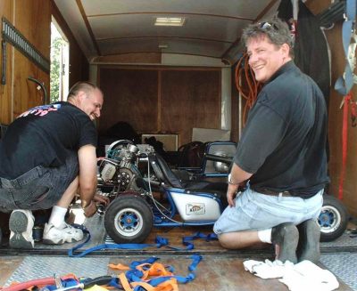 Don and Bob Thompson brought several beautiful karts to the first event
